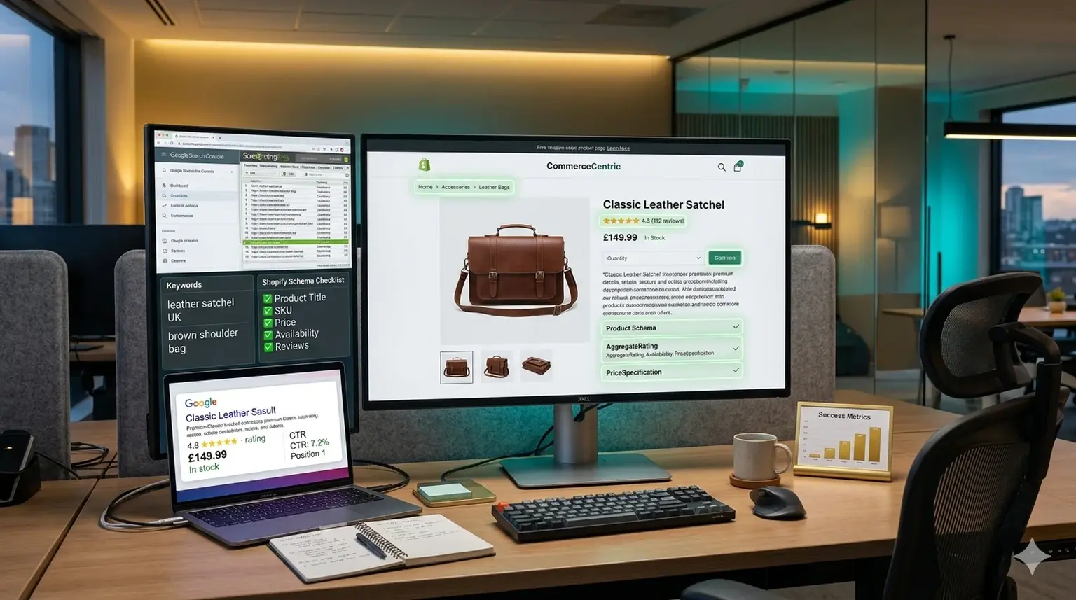 Shopify schema and product page optimization