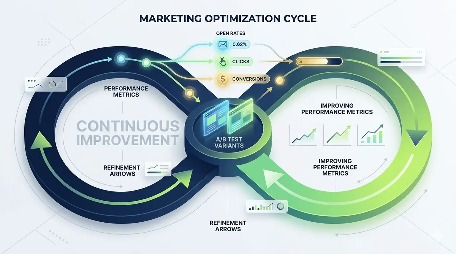Email campaign optimization metrics