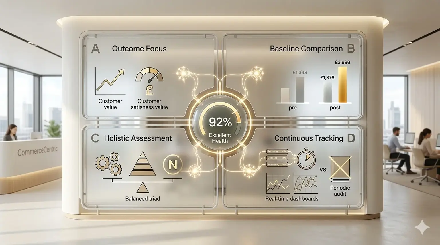Four principles measuring digital transformation