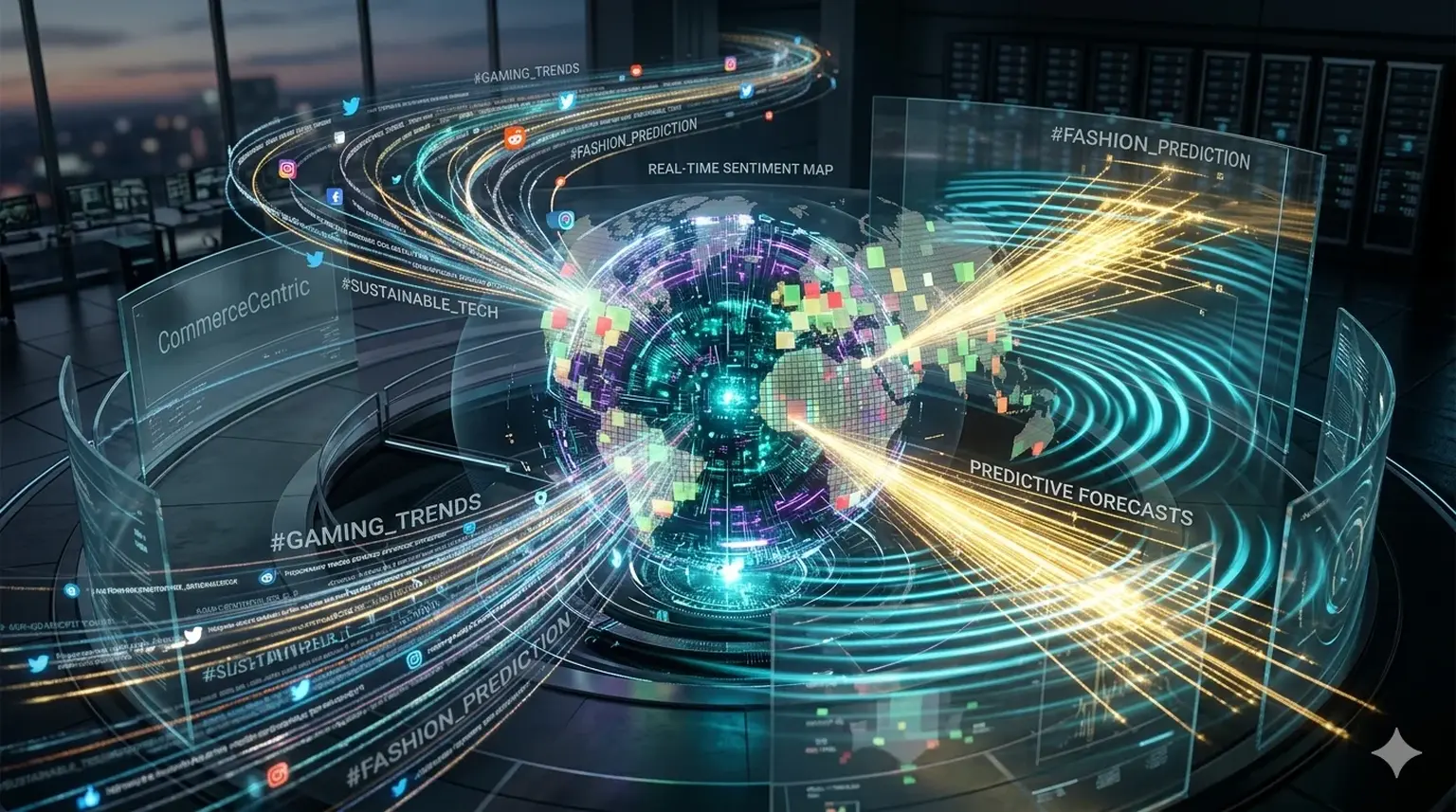 AI-powered social listening and predictive analytics decoding trends