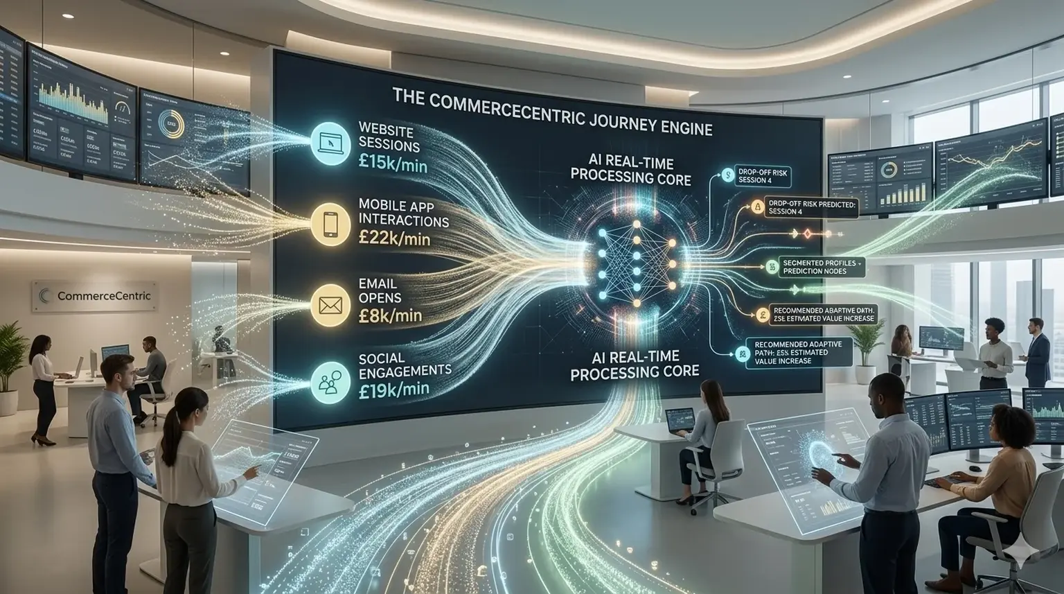 Real-time AI customer journey data processing