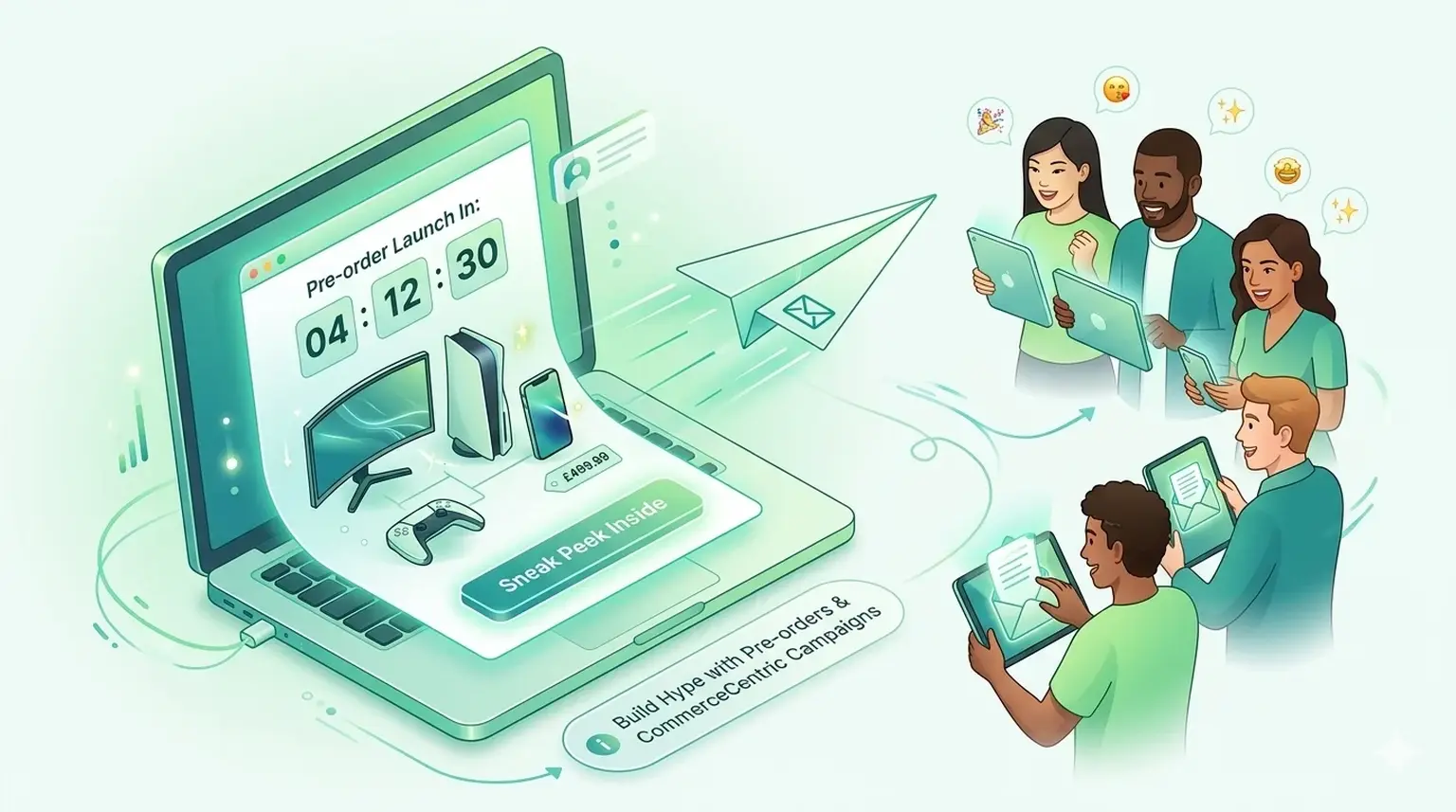 Email campaign builds launch anticipation