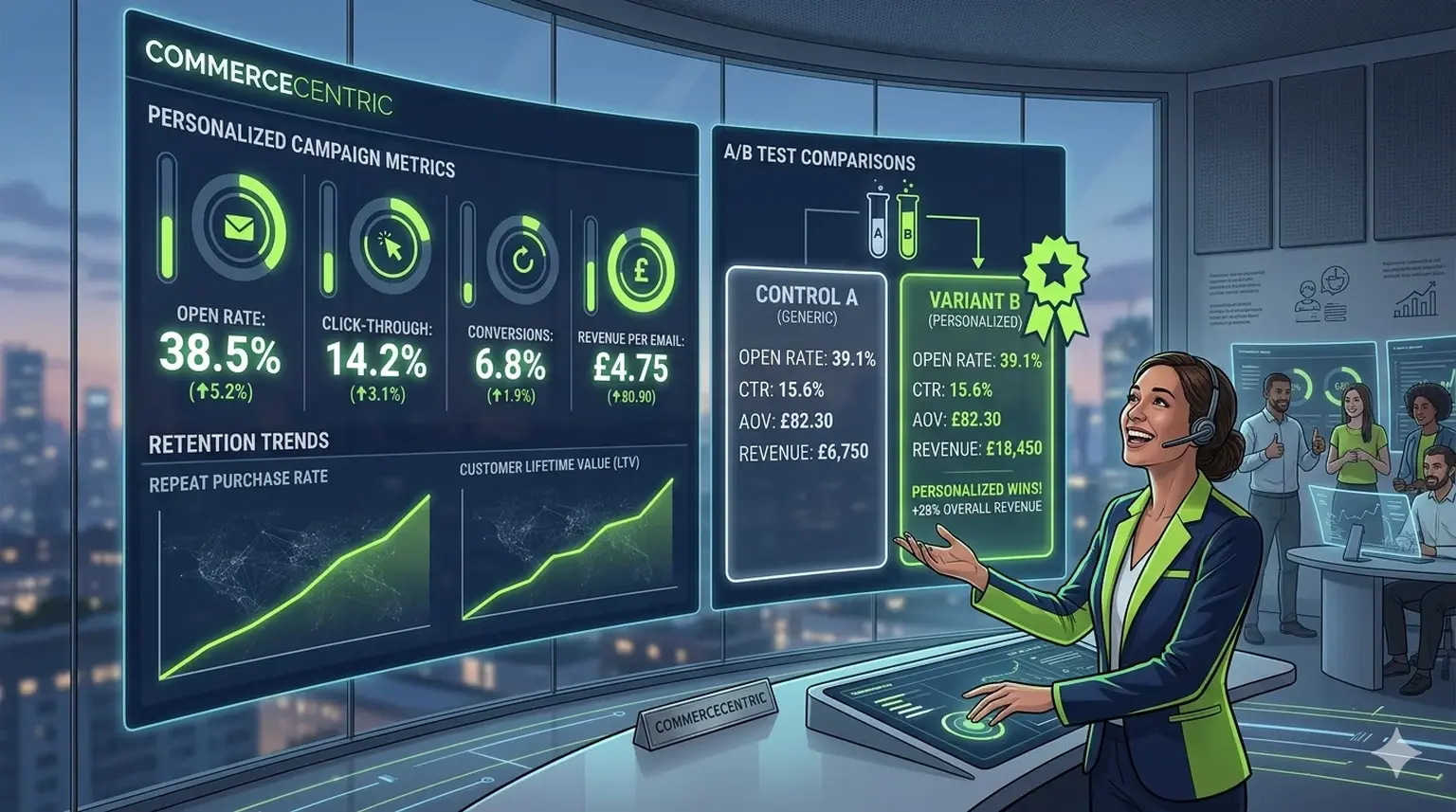 Personalised email campaign analytics