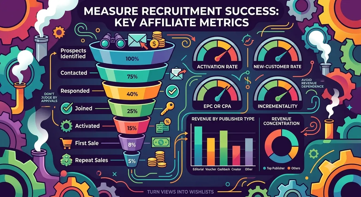 Measure whether your Affiliate recruitment is working