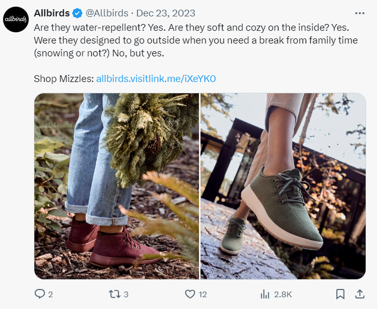 POST FROM Allbirds