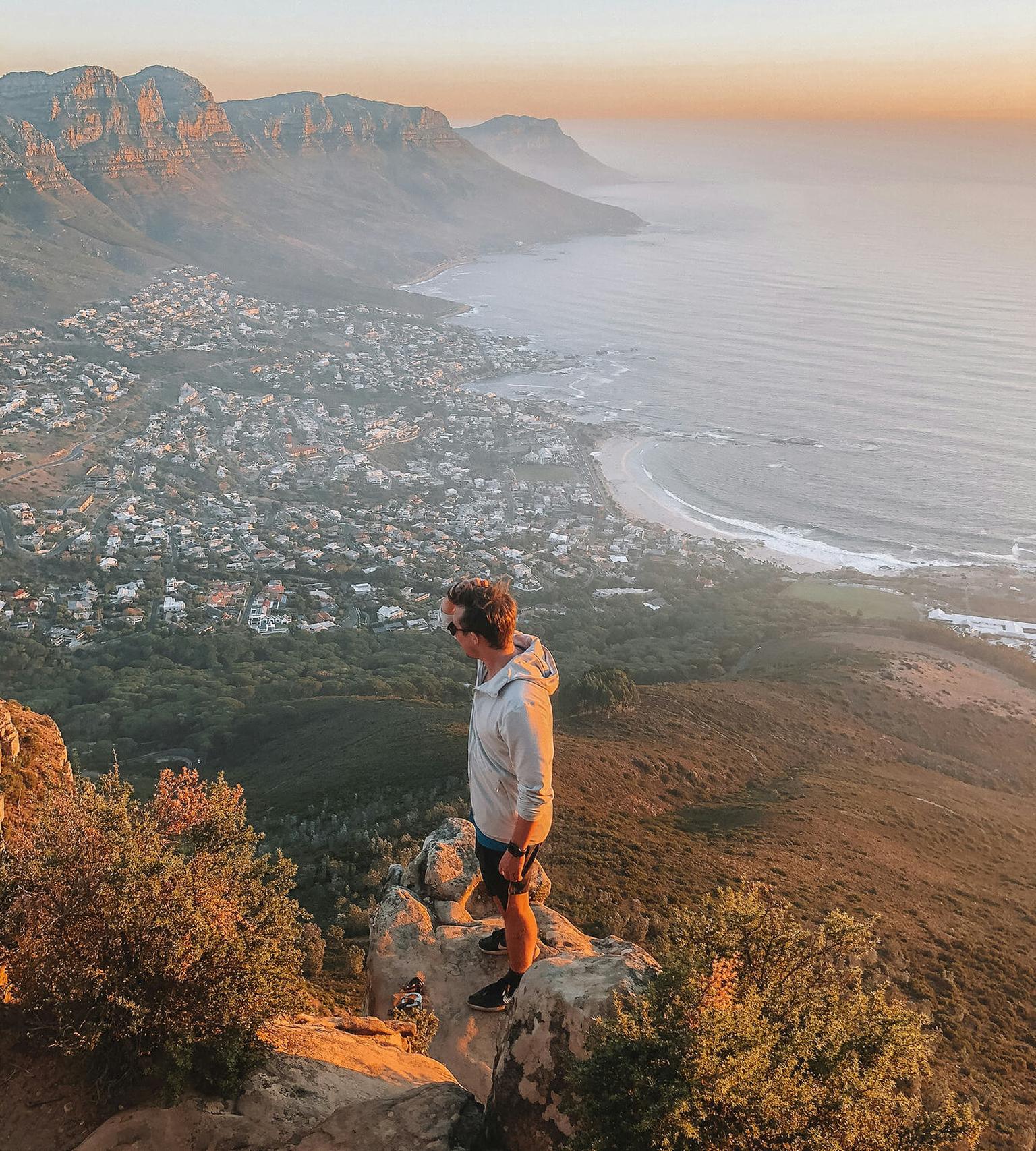 Kapstadt von oben beim Auslandspraktikum in Südafrika