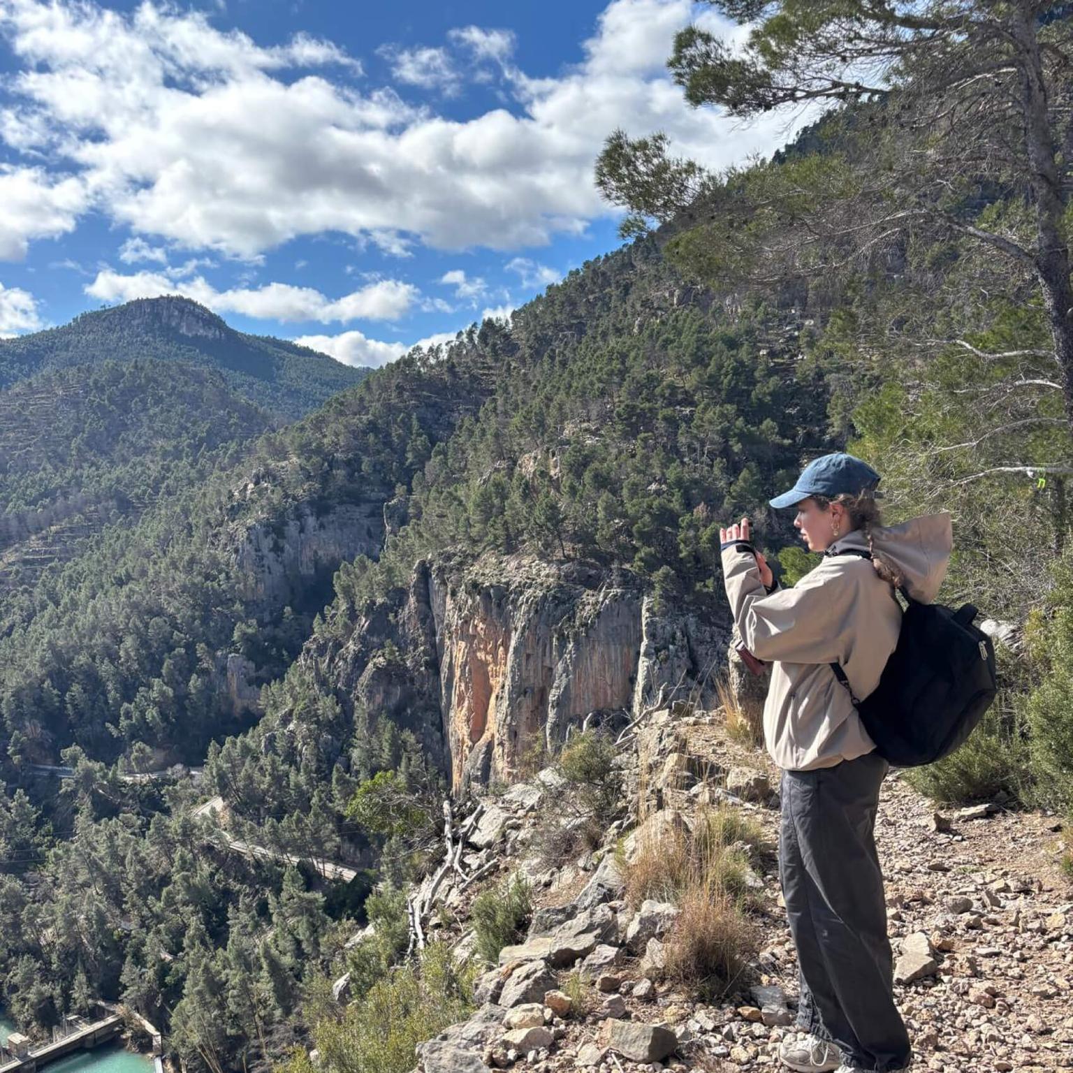 Auslandspraktikantin Anika genießt die Auszeit in der Natur von Valencia