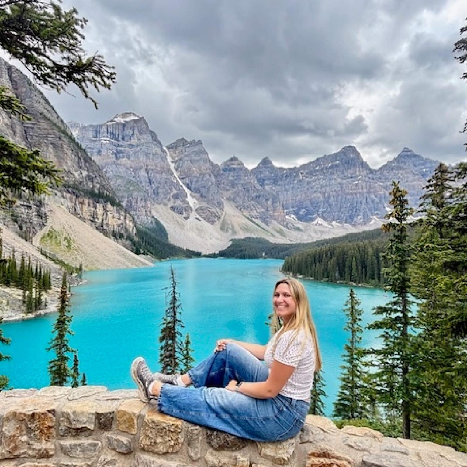 Ein atemberaubender Blick in den Rocky Mountains beim Praktikum in Kanada