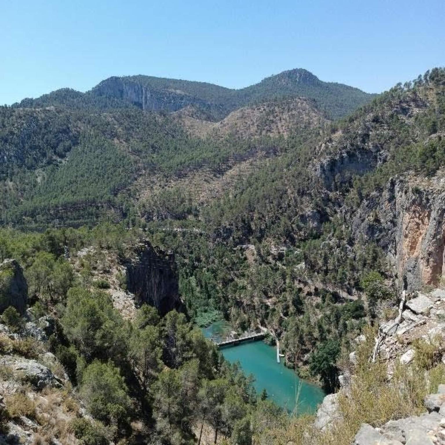 Anna on an outing in the Spanish countryside during her internship at an international school