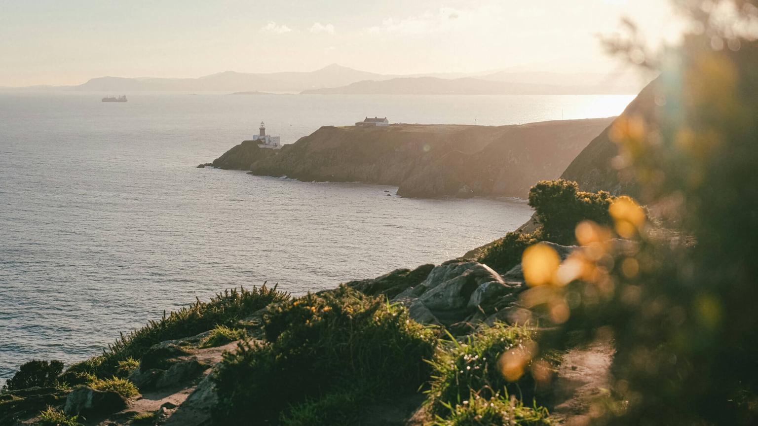 An exchange student enjoys her time on Ireland's coast during her exchange year at King's Hospital School.