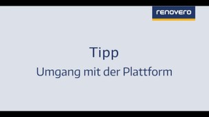 Umgang mit der Plattform Handwerker