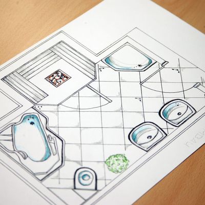 Handwerker ersetzt Ofen