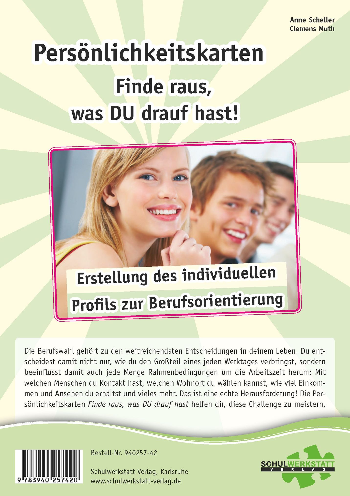 Persönlichkeitskarten "Finde raus, was DU drauf hast!".