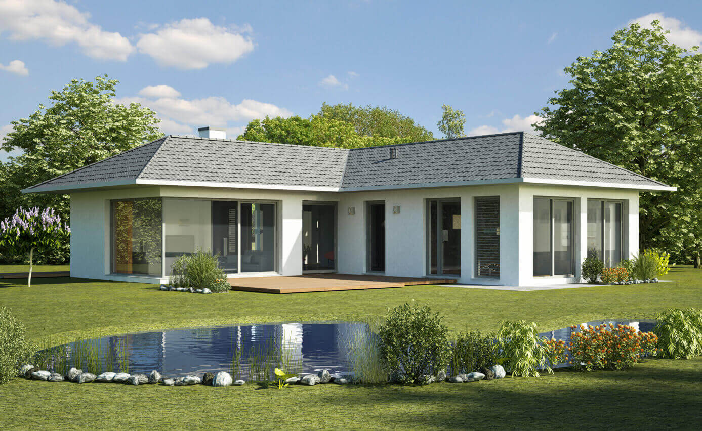 Haus modern Garten