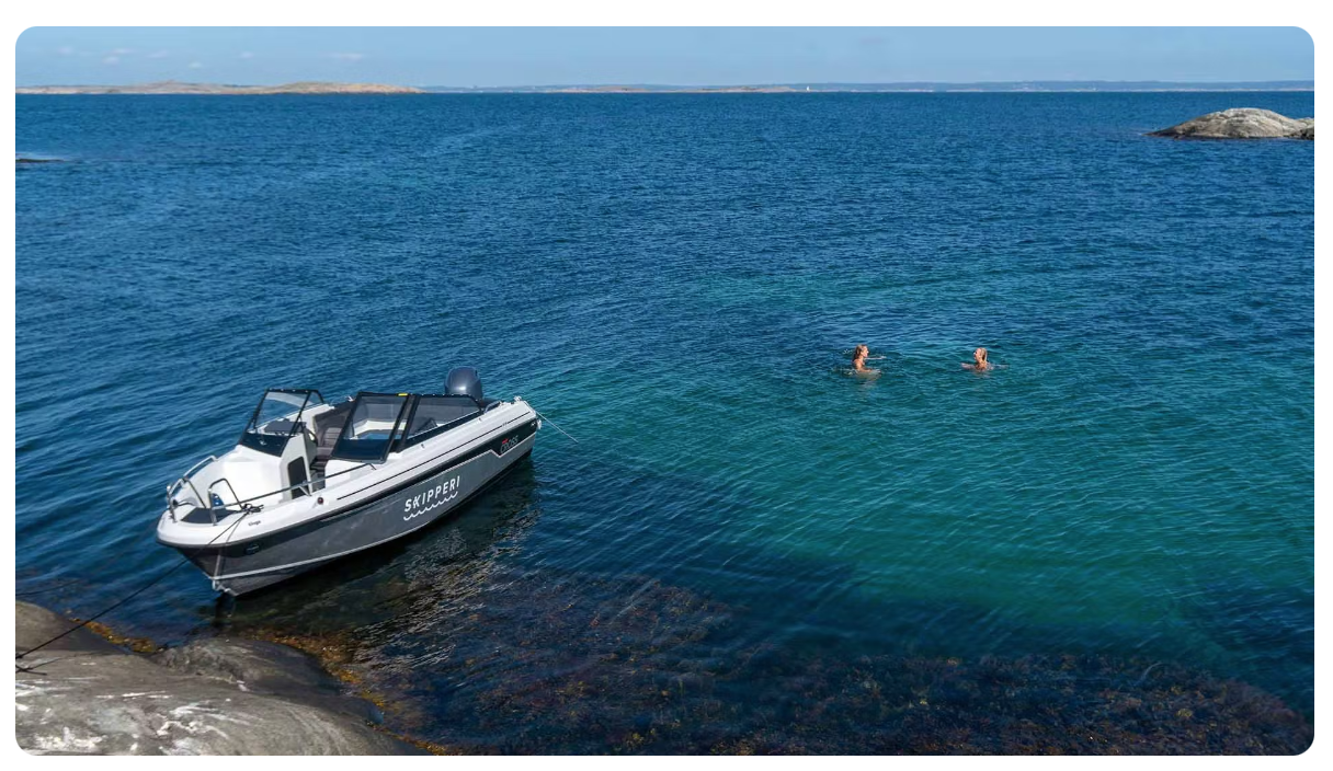 Skipperi boat-sharing operation at a marina