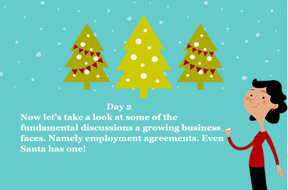Day 2 - How does Santa's Employment Agreement look like?