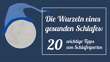 gesunder Schlaf Infografik