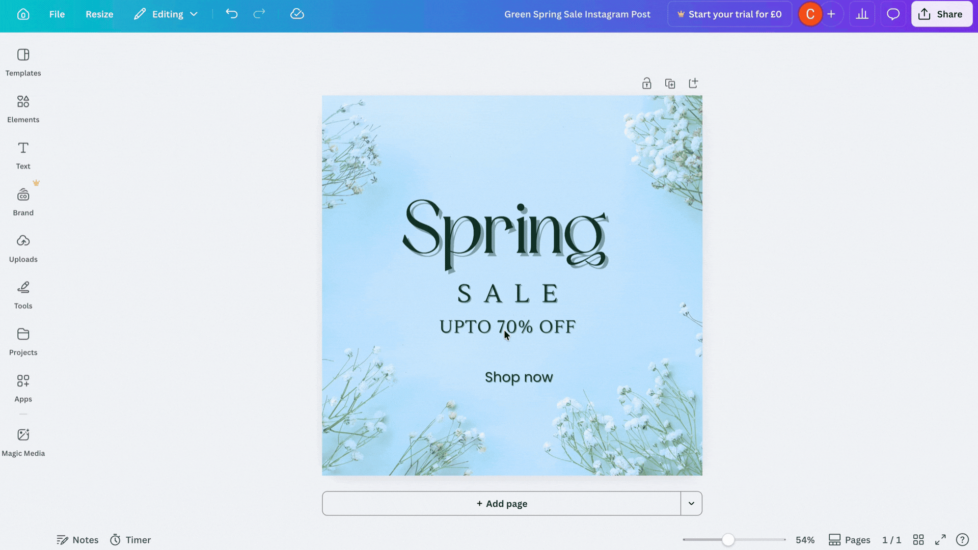 A user creating a design in Canva using the canvas A user creating a design in Canva using the canvas