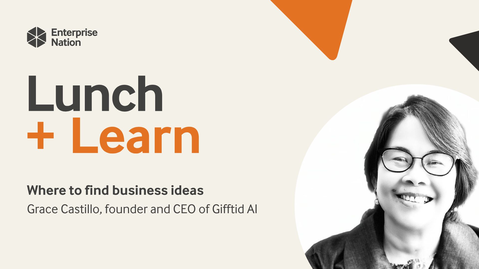 Lunch and Learn Where to find business ideas