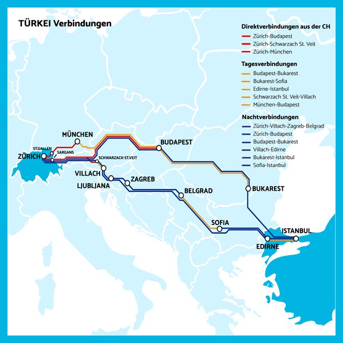 SimpleTrain Türkei Zugreisen online buchen