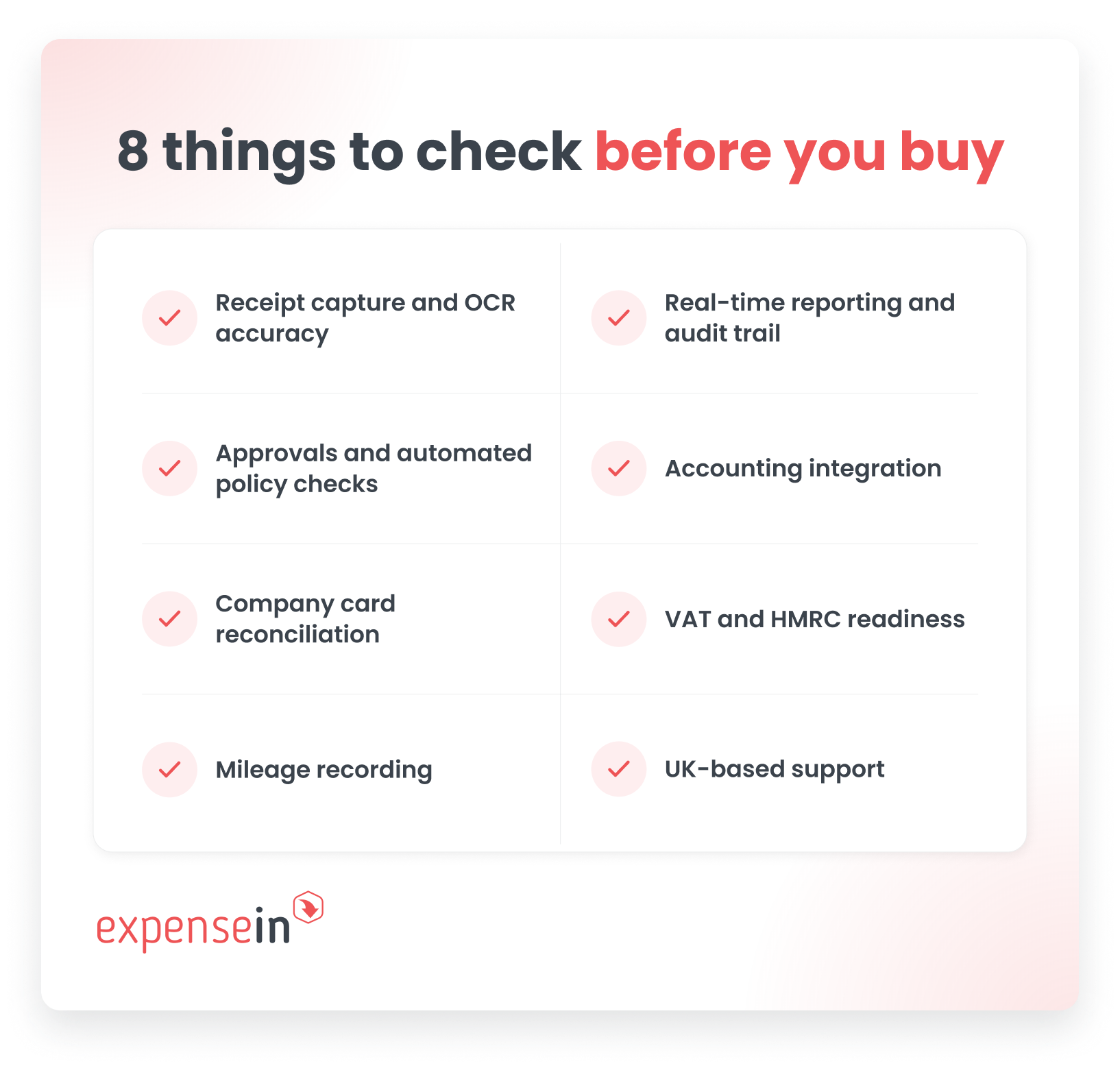 What to look for in a business expense and receipt app