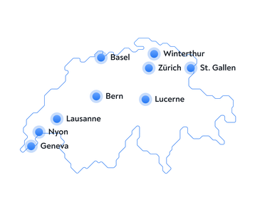 map switzerland