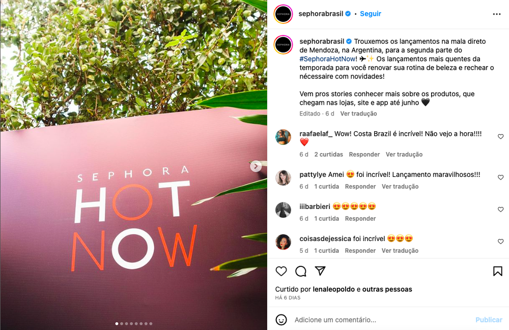 sephora hot now