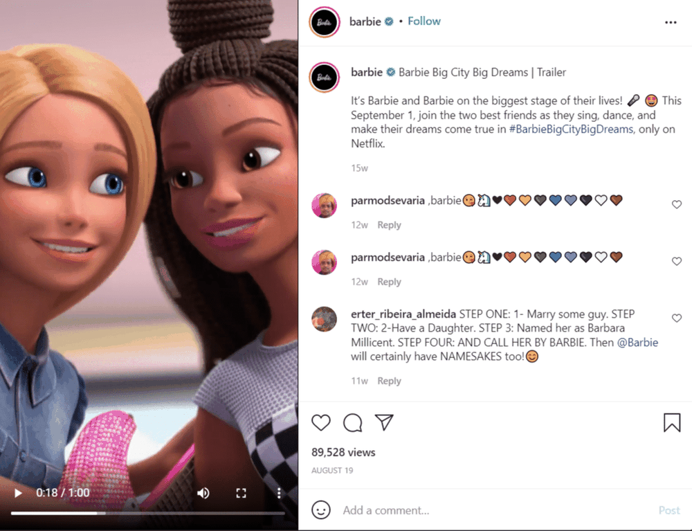 Barbie promotes her own Netflix show