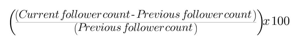 Follower growth formula