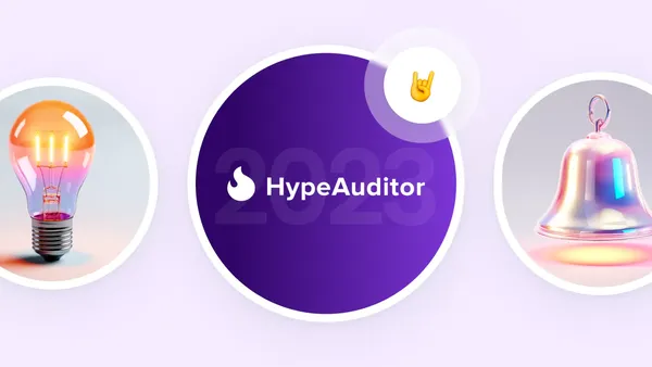 Destaques de 2023 de HypeAuditor