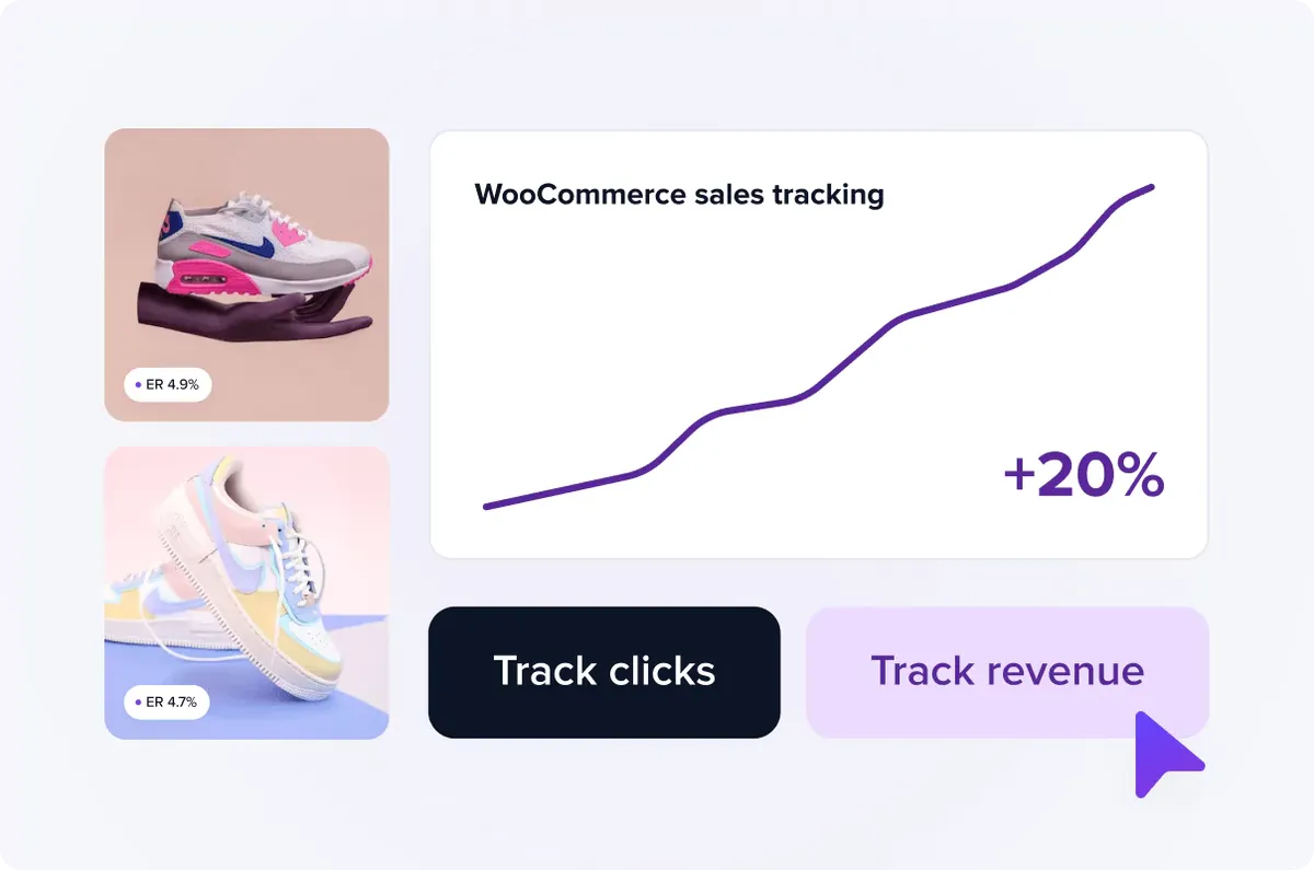 Suivez l’évolution de vos clics, ventes et revenus