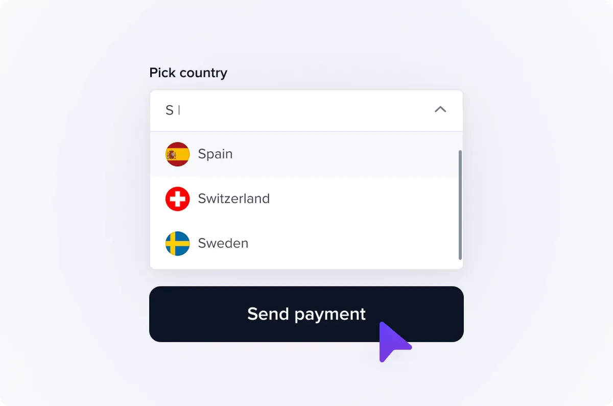 Envoyez des paiements dans le monde entier