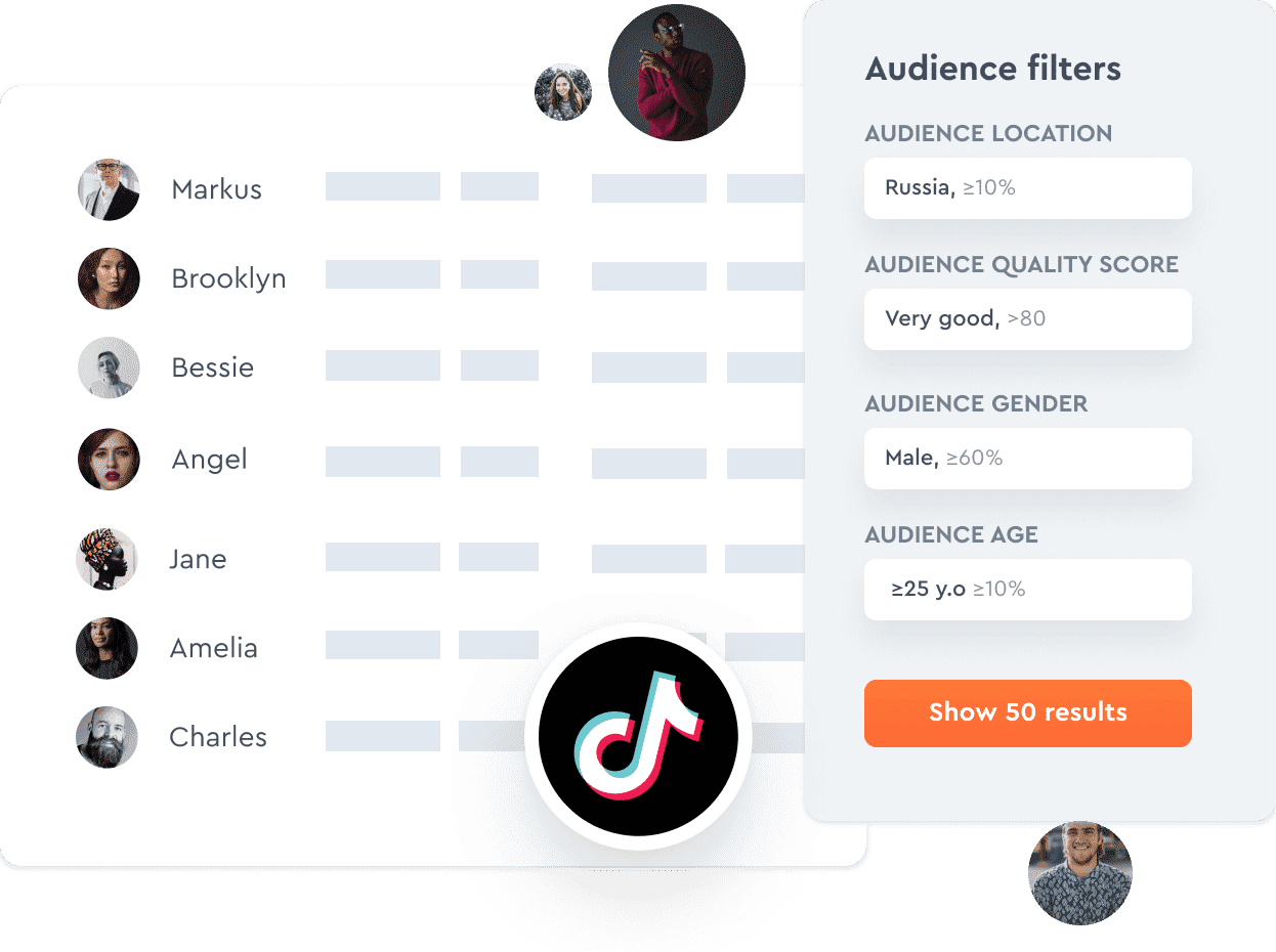 Find TikTok Influencers 5M+ Database HypeAuditor