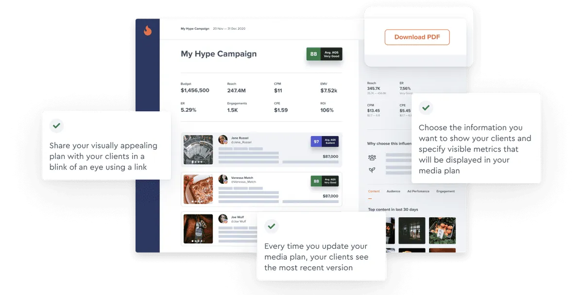 Share Your Branded Media Plan with Clients