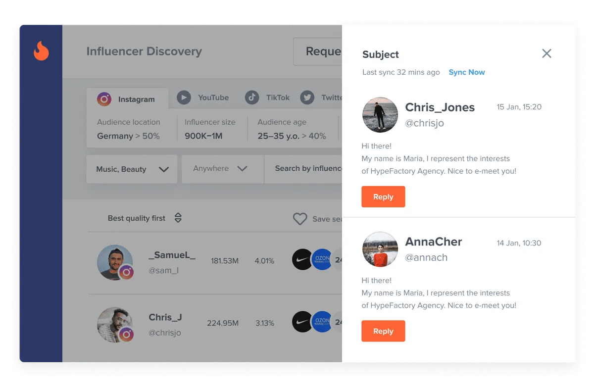 Discover and build relationships with influencers 