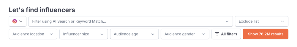 An example of tool that can help brands find lifestyle influencers, like HypeAuditor