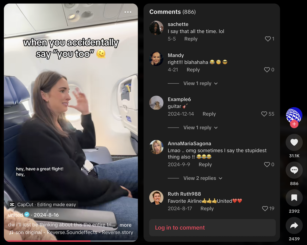 Employee-generated content has been a successful strategy for United Airlines.