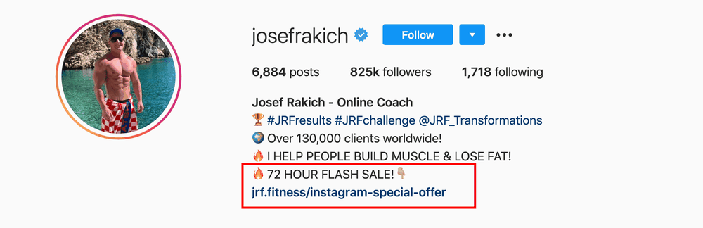 Fitness model Jose Frakich bio information