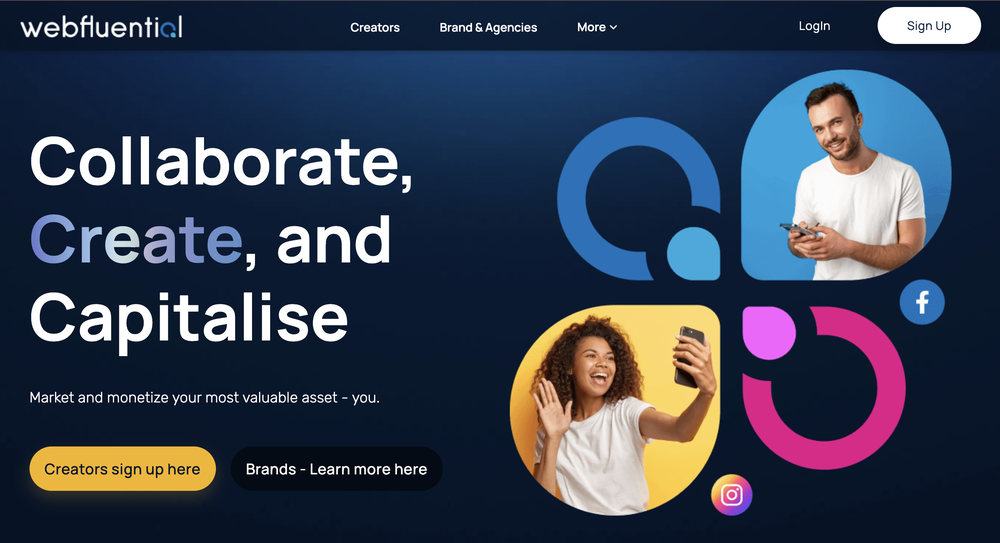 Webfluential makes marketers able to collaborate with the right influencers.