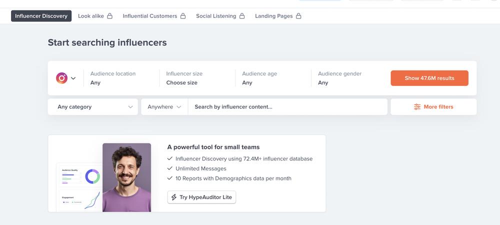 hypeauditor lite