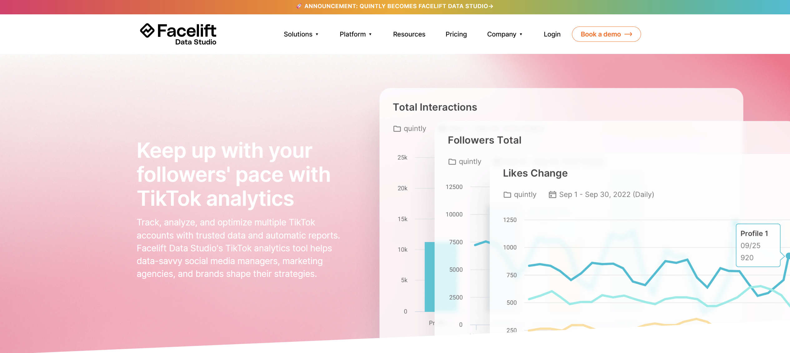 Facelift Data Studio