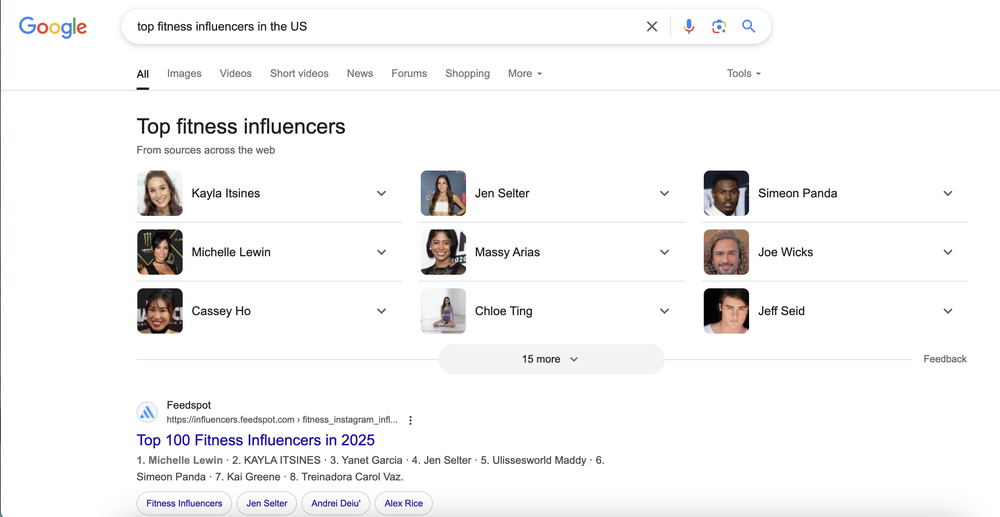 How Google can be utilized to search for influencers