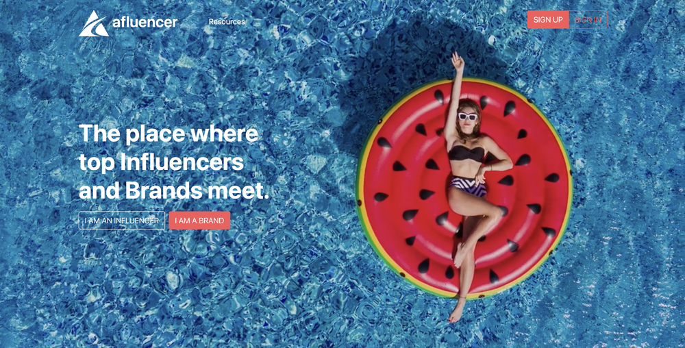 Afluencer serves as a dynamic platform catering to smaller companies with modest budgets