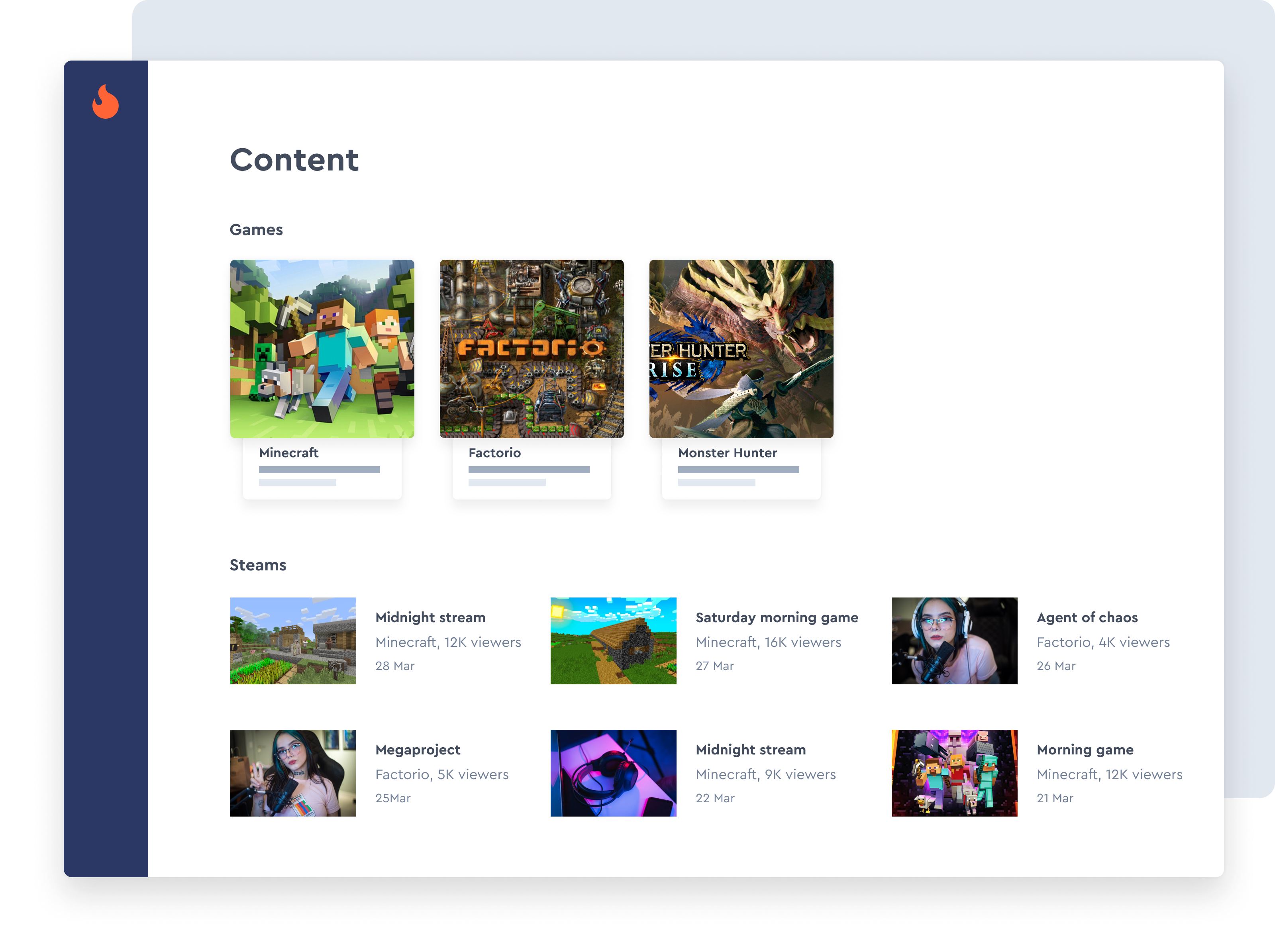 Get Twitch stream and game stats