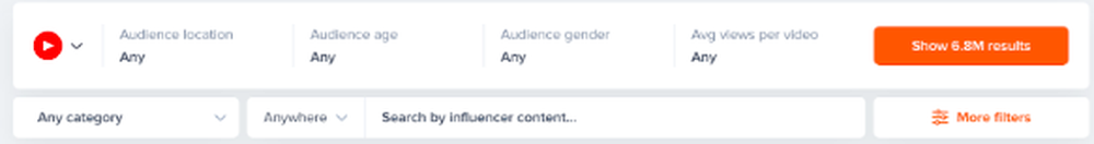 Descubrimiento de Influencers en youtube