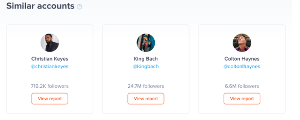 Encuentra perfiles similares a tus influencers existentes