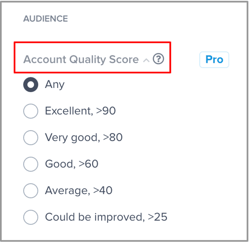 AQS metric for Influencer Discovery