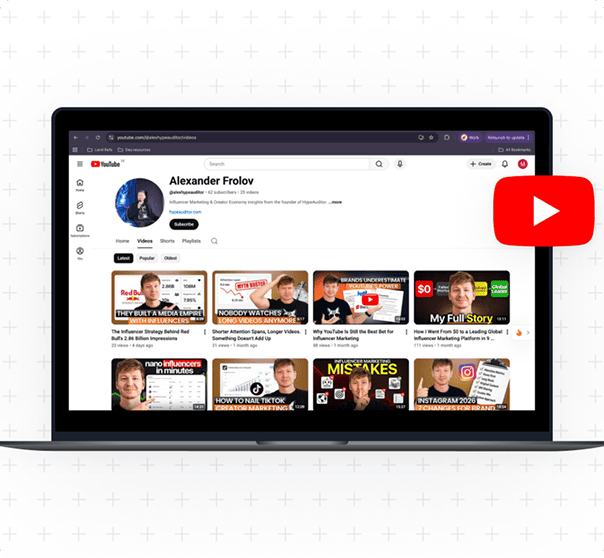 Honest influencer marketing insights from Our CEO, now on YouTube