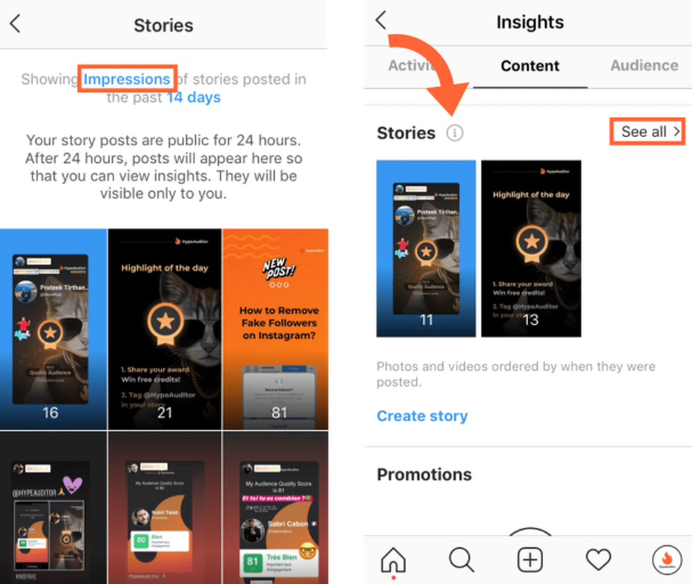 Review Instagram Stories Insights