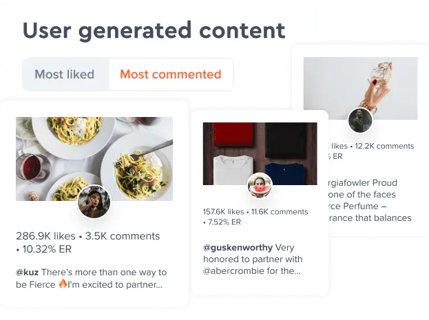 Identifica los tipos de contenido con mejor rendimiento